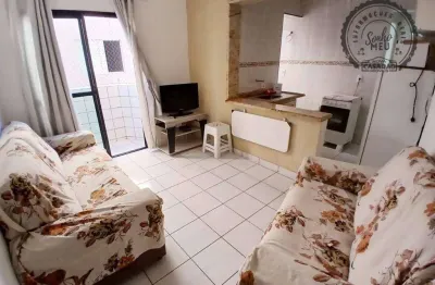 Apartamento com 1 dormitório à venda, 56 m² por r$ 282.000,00 - tupi - praia grande/sp