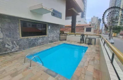 Apartamento com 1 dormitório à venda, 42 m² por r$ 275.000,00 - tupi - praia grande/sp