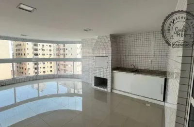 Apartamento com 3 quartos para alugar na Rua Xavantes, Tupi, Praia Grande