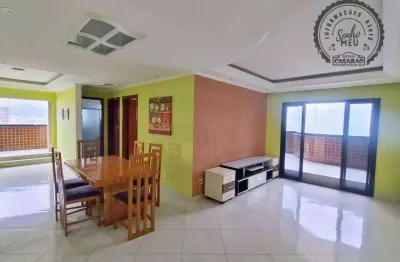 Apartamento com 2 dormitórios para alugar, 96 m² por r$ 4.500,00/mês - vila guilhermina - praia grande/sp
