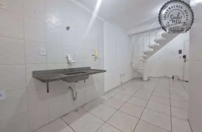 Casa em condomínio fechado com 2 quartos à venda na Rua Marechal Rondon, Canto do Forte, Praia Grande