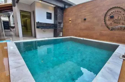 Casa com 3 quartos à venda na Rua Raja Atique, Balneário Maracanã, Praia Grande