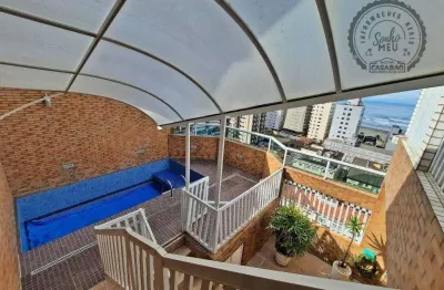 Cobertura com 4 quartos para alugar na Rua Doutor Ciro Carneiro, Guilhermina, Praia Grande