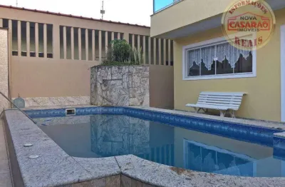 Sobrado com 4 dormitórios à venda, 231 m² por r$ 1.400.000,00 - balneário flórida - praia grande/sp