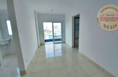 Apartamento com 2 dormitórios à venda, 54 m² por r$ 355.000,00 - mirim - praia grande/sp