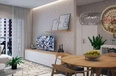 Apartamento com 2 dormitórios à venda, 68 m² por r$ 470.000,00 - canto do forte - praia grande/sp