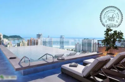 Apartamento com 2 dormitórios à venda, 80 m² por r$ 606.906,82 - boqueirão - praia grande/sp
