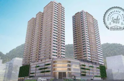 Apartamento com 3 dormitórios à venda, 189 m² por r$ 1.417.500,00 - canto do forte - praia grande/sp