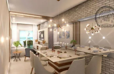 Apartamento com 2 dormitórios à venda, 75 m² por r$ 495.000,00 - jardim caiahu - mongaguá/sp