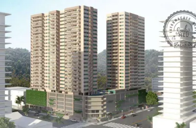 Apartamento com 2 dormitórios à venda, 85 m² por r$ 715.000,00 - canto do forte - praia grande/sp