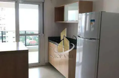 Apartamento com 1 dormitório para alugar, 40 m² por r$ 3.972,00/mês - jardim aquarius - são josé dos campos/sp