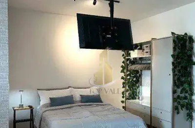 Apartamento com 1 dormitório para alugar, 40 m² por r$ 4.510/mês - jardim aquarius - são josé dos campos/sp