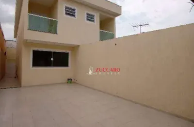 Sobrado com 3 dormitórios à venda, 105 m² por r$ 750.000,00 - vila fátima - guarulhos/sp