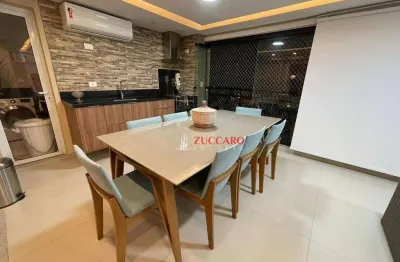 Apartamento, 145 m² - venda por r$ 2.500.000,00 ou aluguel por r$ 17.100,00/mês - jardim maia - guarulhos/sp