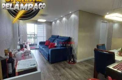 Apartamento com 3 dormitórios à venda, 86 m² por r$ 750.000,00 - jardim flor da montanha - guarulhos/sp