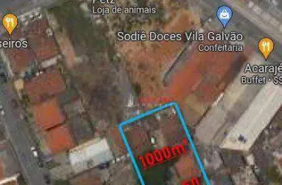 ´área p venda e incorporação, com 1000 m² por r$ 3.000.000 - vila galvão - guarulhos/sp