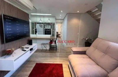 Apartamento duplex com 3 dormitórios à venda, 126 m² por r$ 1.060.000,00 - vila augusta - guarulhos/sp