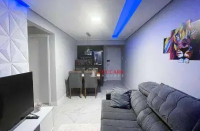 Apartamento com 2 dormitórios à venda, 57 m² por r$ 405.000,00 - vila trabalhista - guarulhos/sp