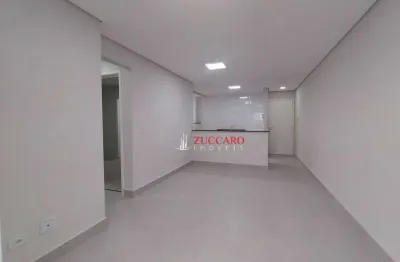 Apartamento com 2 dormitórios à venda, 58m² por r$ 355.000 - ponte grande - guarulhos/sp
