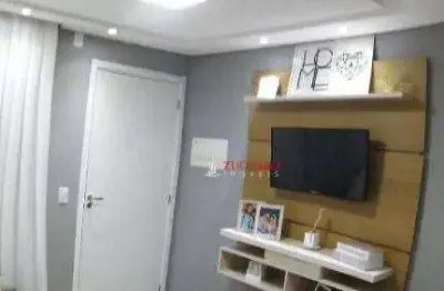 Apartamento com 2 dormitórios à venda, 37 m² por r$ 215.000,01 - jardim albertina - guarulhos/sp