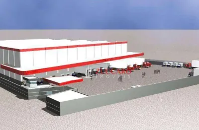 Galpão para alugar, 8000 m² por r$ 220.800,00/mês - parque santo agostinho - guarulhos/sp