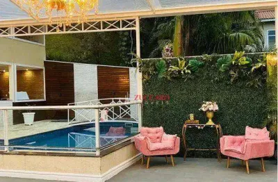 Chácara com 5 dormitórios à venda, 3000 m² por r$ 7.899.000,00 - água azul - guarulhos/sp