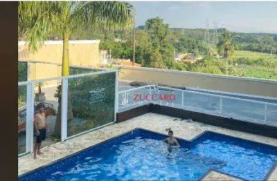 Chácara com 5 dormitórios à venda, 3000 m² por r$ 7.900.000,00 - água azul - guarulhos/sp