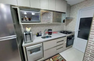 Apartamento com 3 dormitórios à venda, 80 m² por r$ 756.000,00 - ponte grande - guarulhos/sp