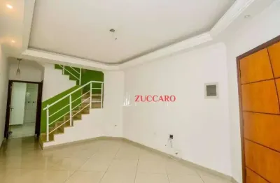 Sobrado com 3 dormitórios para alugar, 170 m² por r$ 3.350,00/mês - parque continental i - guarulhos/sp