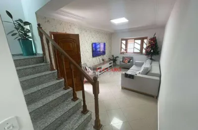 Sobrado à venda, 140 m² por r$ 855.000,00 - jardim pinhal - guarulhos/sp