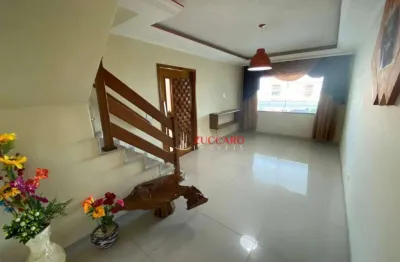 Sobrado com 3 dormitórios à venda, 300 m² por r$ 749.000,00 - parque continental ii - guarulhos/sp