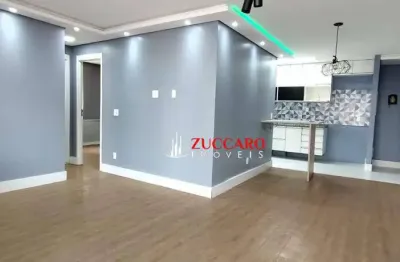 Apartamento com 2 dormitórios à venda, 75 m² por r$ 580.000,00 - bosque maia - guarulhos/sp