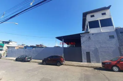 Galpão para alugar, 210 m² por r$ 5.350,00/mês - jardim são francisco - guarulhos/sp