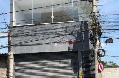 Salão para alugar, 250 m² por r$ 4.000,00/mês - jardim santa vicência - guarulhos/sp