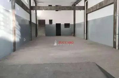 Galpão para alugar, 250 m² por r$ 9.000,00/mês - vila endres - guarulhos/sp