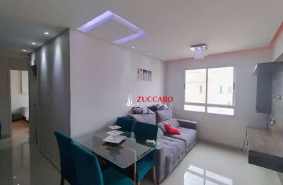 Apartamento com 2 dormitórios à venda, 45 m² por r$ 320.000,00 - ponte grande - guarulhos/sp