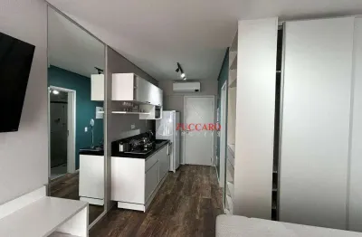 Studio com 1 dormitório para alugar, 29 m² por r$ 3.397,51/mês - macedo - guarulhos/sp