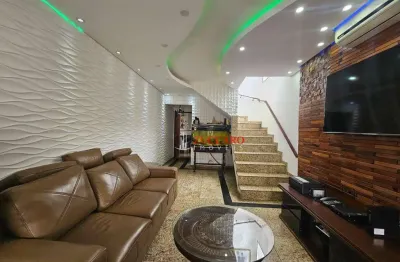 Sobrado com 4 dormitórios à venda, 145 m² por r$ 1.100.000,00 - jardim santa cecília - guarulhos/sp