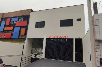 Salão para alugar, 390 m² por r$ 12.350,00/mês - jardim pinhal - guarulhos/sp