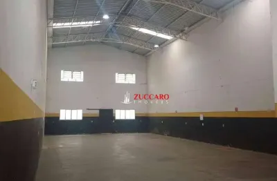 Galpão para alugar, 385 m² por r$ 8.050,00/mês - cidade parque são luiz - guarulhos/sp