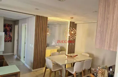 Apartamento com 2 dormitórios à venda, 100 m² por r$ 1.169.000,00 - jardim flor da montanha - guarulhos/sp