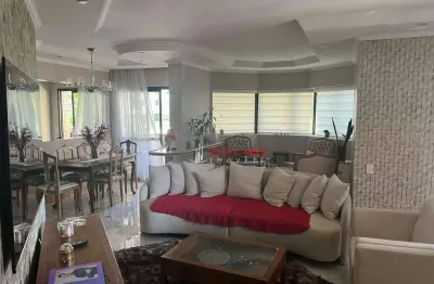 Apartamento com 3 dormitórios, 3 suítes, 4 vagas  à venda, 190 m² por r$ 1.696.000 - jardim anália franco - são paulo/sp