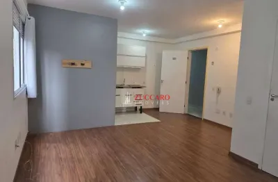 Apartamento com 1 dormitório, 32 m² - venda por r$ 249.900,00 ou aluguel por r$ 1.542,06/mês - vila augusta - guarulhos/sp