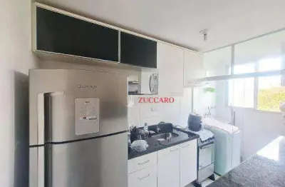 Apartamento com 2 dormitórios à venda, 47 m² por r$ 350.000,00 - vila rio de janeiro - guarulhos/sp