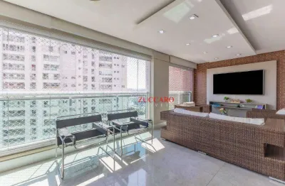 Apartamento com 3 dormitórios à venda, 197 m² por r$ 2.750.000,00 - jardim santa mena - guarulhos/sp