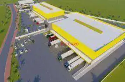 Galpão para alugar, 3243 m² por r$ 89.100,00/mês - centro industrial - arujá/sp