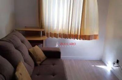 Apartamento com 1 dormitório à venda, 43 m² por r$ 264.000,00 - cocaia - guarulhos/sp