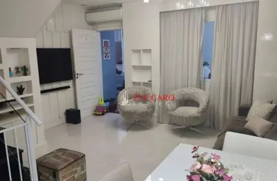 Sobrado com 3 dormitórios à venda, 80 m² por r$ 535.000,00 - vila rio - guarulhos/sp