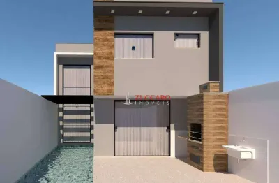 Sobrado à venda, 125 m² por r$ 960.000,00 - residencial e comercial guarulhos - guarulhos/sp