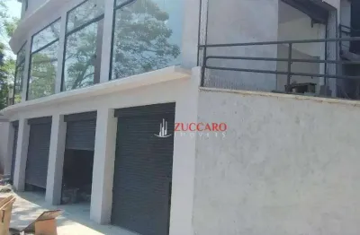 Salão para alugar, 166 m² por r$ 22.100,00/mês - vila augusta - guarulhos/sp